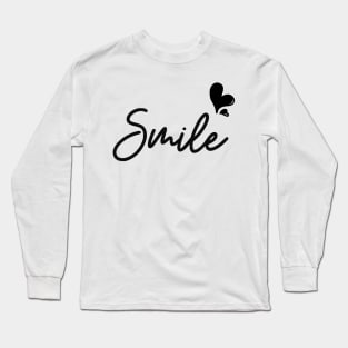 Good vibes smile t-shirt Long Sleeve T-Shirt